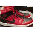 thumbnail image 5 of Ni - ke Ni - ke Air Jordan 1 Mid Reverse Bred Gym Red Black 554724-660 Men's Size 13, 5 of 5