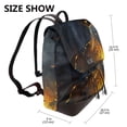 thumbnail image 2 of Yiaed Glowing Snake Dark Forest Print Laptop Backpack for Women Slim Computer Bag Work Travel College Backpack Purse Fits 14 Inch Notebook, 2 of 4