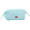thumbnail image 1 of Double-layer large-capacity boat-shaped pen bag multi-function simple student pencil box, 1 of 5