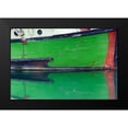 thumbnail image 2 of Mahan, Kathy 14x11 Black Modern Framed Museum Art Print Titled - Alaskan Fishing I, 2 of 5