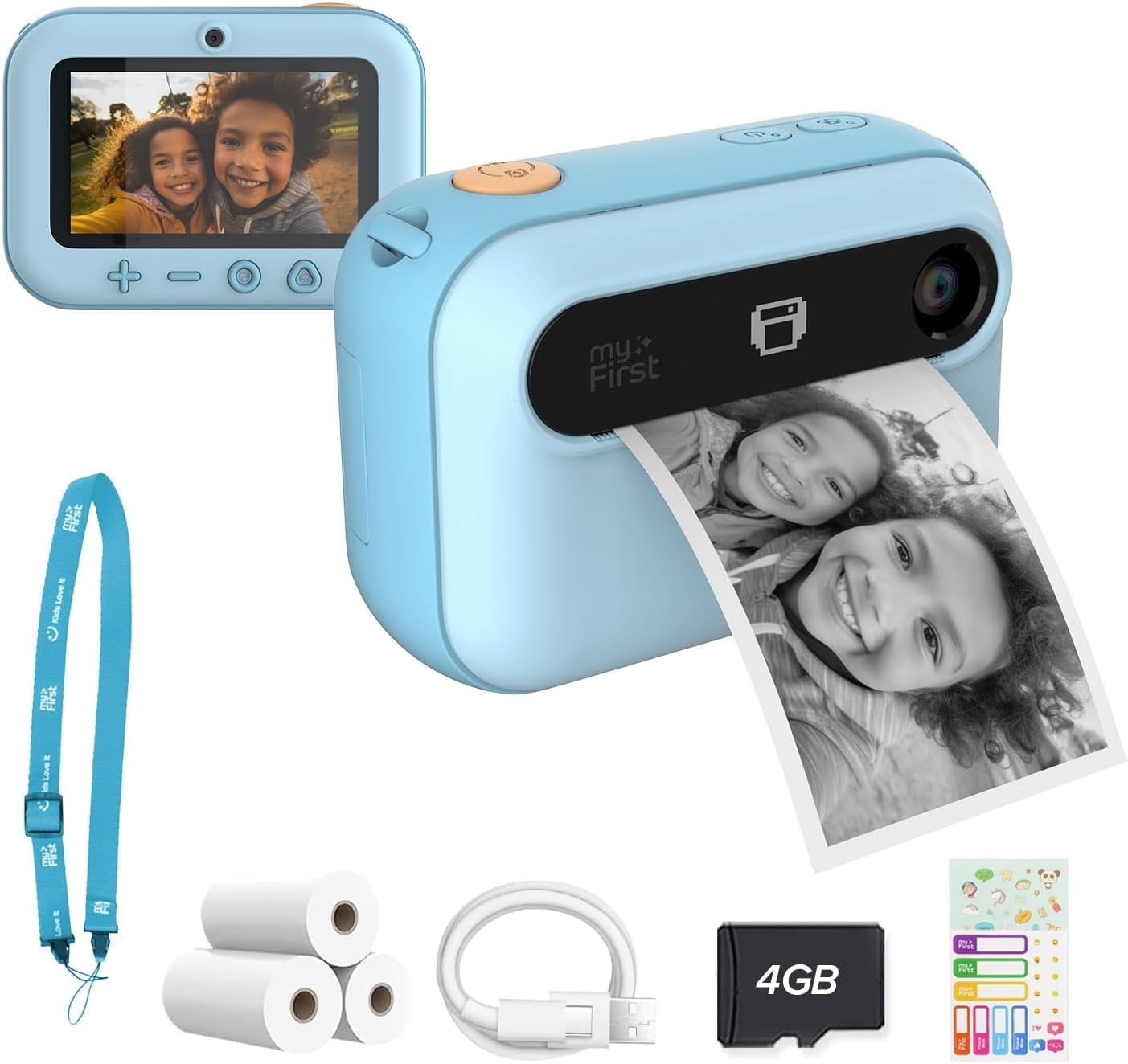 myFirst Camera Insta 20 Kids Instant Print Digital Camera, Blue