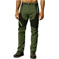 thumbnail image 2 of Mifsaly Men Waterproof Hiking Pants with Zipper Pockets Stretchy Outdoor Athletic Joggers Camping Spring Summer Outfits 2026 XXXL, 2 of 9