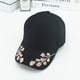 thumbnail image 3 of Gorra de béisbol ajustable con ala grande y flores, de circunferencia de gorra de 54 a 60 cm, para hombres y mujeres, con protector solar, 3 of 5