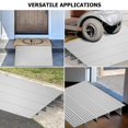 thumbnail image 7 of Ataucjin Door Threshold Ramp 3" Rise Door Ramp Aluminum Entry Ramp Rated 800 lbs Load Capacity Wheelchair Ramp For Home Doorways Entrance Step Scooters Power Chairs Walkers, 7 of 7