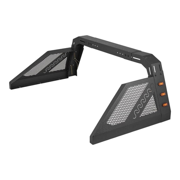 Truck Bed Roll Bar Universal Chase Rack with Light for Full-Size Pickup