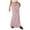 Pink, variant on Mgmyaa Women's Summer Maxi Skirt Drawstring Low Waist A Line Casual Skirts Cute Vacation Boho Long Flowy Skirts