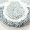 thumbnail image 3 of SAFAVIEH Novelty Taneka Floral Area Rug, Ivory/Grey, 3' x 3' Round, 3 of 7