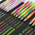 thumbnail image 2 of 6/18 Pack Mixing of 3 Colors Magic Gel Pens, Kawaii Color Changing Ballpoint Pen, Set for Adult Coloring Books, Doodling Scrapbook, 2 of 10