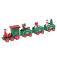 thumbnail image 4 of Christmas Train Gift,Wooden Mini Train Craft Christmas Train Decoration Christmas Wooden Train Proven Performance, 4 of 12