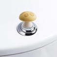 thumbnail image 7 of Toilet Flush Button Extended Press Rod Mushroom Shaped Bathroom Toilet Tank Lever Handle Replacement Soft Silicone Press Kit Easy Install Adhesive （Yellow）, 7 of 7