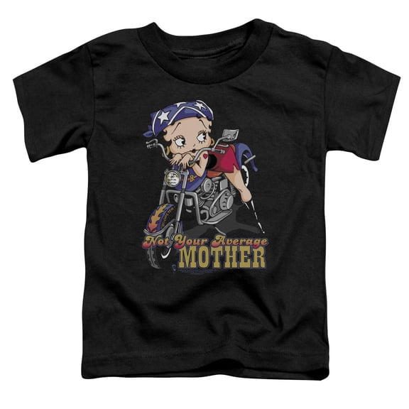Betty Boop Not Your Average Mother S/S Toddler T-Shirt Black