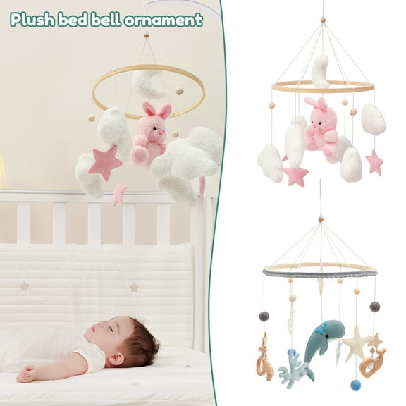 Baby Mobile for Crib for Girl or Boy Gender Neutral Handmade Mobile Ceiling Mobile