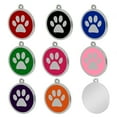 thumbnail image 6 of Didog Personalized Dog Tags Free Name Engraved Cute Paw Print Bone Shape Pet ID Tags, 6 of 12
