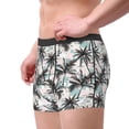 thumbnail image 2 of Gukieu Hawaii Palms Print Men's Boxer Briefs, High Elastic Moisture Wicking Boxer Briefs Underwear-XX-Large, 2 of 5