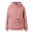 thumbnail image 4 of WAYUTE Girls Sweatshirt Long Sleeve Fashion Sweatshirts Puppies Cats Shoulder Straps Hooded Sweatshirts with Pockets Casual Outwear, 4 of 6