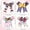MIX COLOR-4PCS, variant on Back to School Hair Bows Alligator Clips for Girls Gift Ribbon Hair Barrettes Accessories Clips for School Kindergarten Large Hair Bow Clip