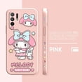 thumbnail image 3 of Case For OPPO A52 A54 A55 A57 A59 A93 A83 A92S A93S 4G 5G A16 Colour Simple Liquid Silicone Case Cartoon My Melody, 3 of 5