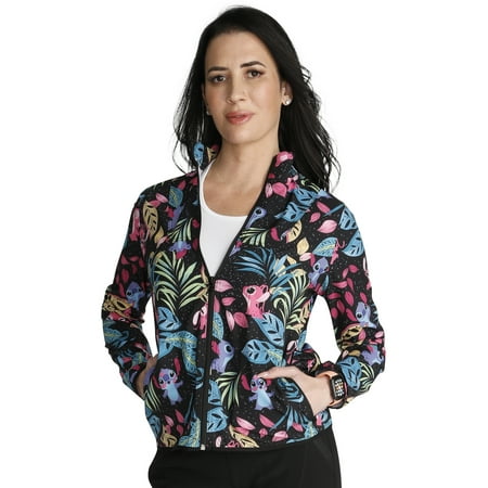 

Tooniforms Scrubs Jacket For Women Packable Print TF320