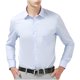 thumbnail image 1 of Camisa de manga larga con botones y bolsillo de negocios sólidos para hombre Pompotops  oipoqjl27658, 1 of 7