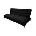 thumbnail image 1 of Sofa Cama Reclinable El Bazar Store Verso Negro, Futon Abotonado Matrimonial 3 posiciones, Sala, 1 of 8