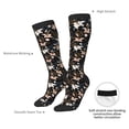 thumbnail image 4 of KLL Lilies Flowers Print Cool Socks Men's Women's Crew Socks Funny Crazy Novelty Stockings, 4 of 6