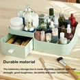thumbnail image 3 of Cosmetic Storage Box Drawer Desktop Makeup Organizer Plastic Shelf Large Capacity for Sundries Jewelry Stationery White, 3 of 10