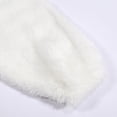 thumbnail image 4 of GiLiling Toddler Chicken Plush Hooded Full Body Jumpsuit With Matching Foot Soft Fuzzy Animal For Kids (White, 3-6 Months), 4 of 9