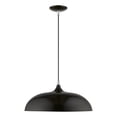 thumbnail image 3 of 49233-68 Livex Lighting Amador - 1 Light Pendant In Transitional Style-13.75 Inches Tall and 17.75 Inches Wide-Shiny Black/Polished Chrome Finish, 3 of 9