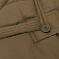 thumbnail image 6 of Olyvenn Winter Fashion Solid Comfy Down Coat Women Short Puffer Jacket Zip up Loose Casual Warm Light Parkas Coffee S, 6 of 9