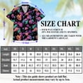 thumbnail image 4 of Netecom Tropical Neon Mushroom Hawaiian Shirt for Men, Fungi Lover Gifts, Botanical Button Down Summer Beach Shirts, 4 of 6