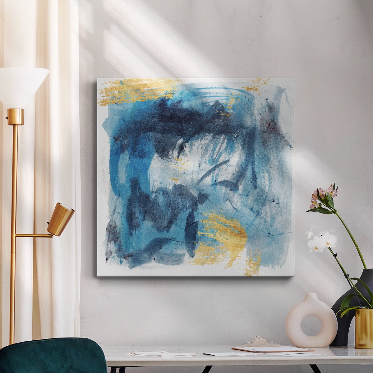 Wexford Home Floating Nebula IV-Premium Gallery Wrapped Canvas, 24" x 24" - Ready to Hang