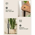 thumbnail image 6 of Corner Plant Stand Indoor 6 tiered plant shelf for Multiple Plants tall plant holder plant table metal shelving for Living Room Bedroom Balcony  Brown Oak with Light, 6 of 6