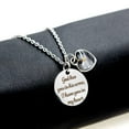 thumbnail image 5 of God Has You in His Arms I Have You in My Heart Memorial Necklace, Mustard Seed Heart Pendant, Jewelry Gifts for Women Y819 (God Has You), 5 of 7