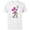 White, variant on Disney Mickey Mouse Jaunty Pose Retro Pop Art - Short Sleeve Cotton T-Shirt for Adults - Customized-Black