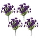 thumbnail image 1 of 4PC de flores de enredadera de simulación púrpura artificiales, 1 of 5