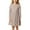Khaki, variant on WOYY Toddler Girls Polka Dot Long Sleeve Dress Casual High Waist Midi Dress, Sizes 3-4