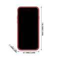 thumbnail image 3 of Liquidation! Étui Arrière en Silicone pour IPhone SE 8 7 Rouge IPhone, Rouge, 3 of 4