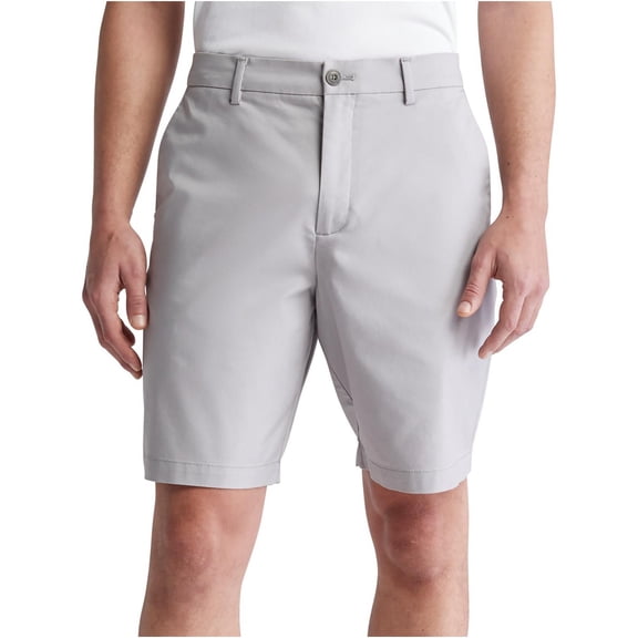 Calvin Klein Mens Solid  Chino Shorts