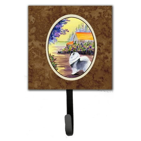 Caroline's Treasures Keeshond Leash Holder and Key Hook