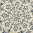 thumbnail image 5 of Ox Bay Erin 6' Round Ivory Floral Medallion Indoor Area Rug, 5 of 9