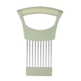 thumbnail image 1 of Soporte de cebolla para rebanar rebanador de limón, agarre cómodo, soporte para rebanador de cebolla rallador de acero inoxidable para frutas Verde, 1 of 8