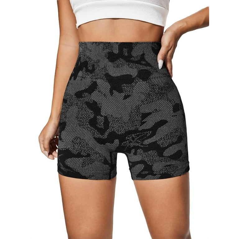 Camo athletic shop shorts womens