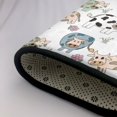 thumbnail image 5 of Cartoon Cute Cow Flower Funny Shaggy Area Rug, Rugs for Living Room Bedroom Non Slip Door Mat Indoor Carpet Machine Washable Nursery Home Decor Floor Mats for Entryway 60x39in-#, 5 of 5