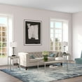 thumbnail image 4 of Henn&Hart 16" Nickel Metal/Glass Side Table, 4 of 8