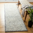 thumbnail image 3 of SAFAVIEH Ikat Collection IKT506G Handmade Silver Rug, 3 of 8