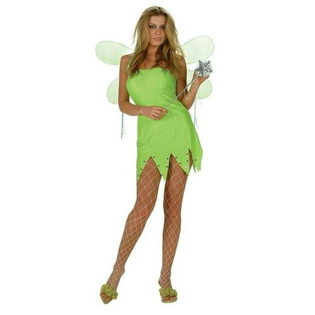 RG Costumes 81411-L Costume de Fée Vert - Taille Adulte Grand 8-10