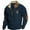 Navy, variant on Vintage Sweatshirts for Men 2025 Fall Winter Long Sleeve Half Zip Stand Collar Sweatshirt Pullover Tops