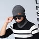 thumbnail image 3 of Gorro y bufanda de dos piezas - adulto gris Vhermosa HMFJ318-1, 3 of 3