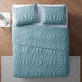 thumbnail image 4 of VCNY Home Collection Shore Couvre-Lit de Courtepointe Doux, Léger, Confortable, Durable et Sans Rides en Microfibre Ensemble de Literie 3 Pièces, Très Grand, Bleu, 4 of 7