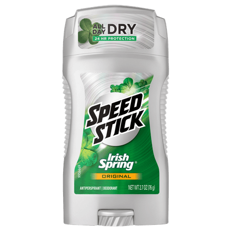 Speed Stick Irish Spring Antiperspirant Deodorant, Original, 2.7 oz